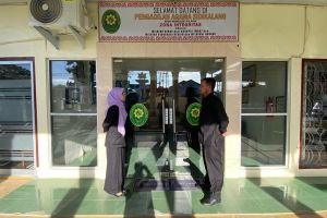 Amanat Pranata Keuangan APBN Terampil dalam Morning Briefing Petugas Keamanan.